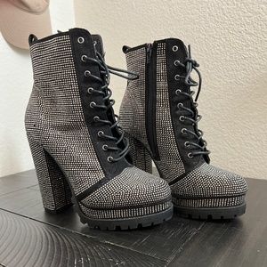 Rhinestone boots